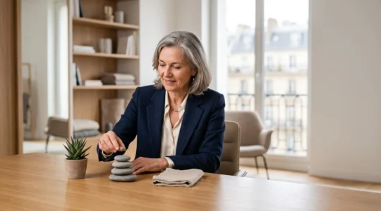 Conseiller en gestion de patrimoine évaluant avec rigueur les options pour faire fructifier un capital important